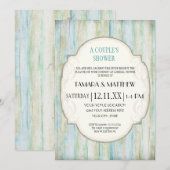 Driftwood Ocean Beach Coastal Seashore Weddenschap Kaart (Voorkant / Achterkant)