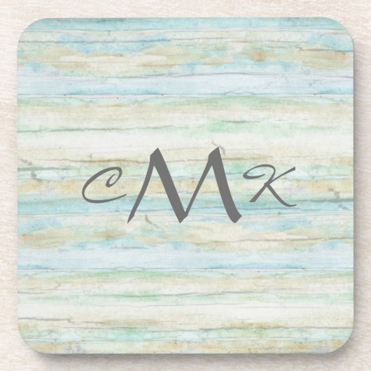 Driftwood Ocean Beach House Coastal Seashore Drankjes Onderzetter (Voorkant)