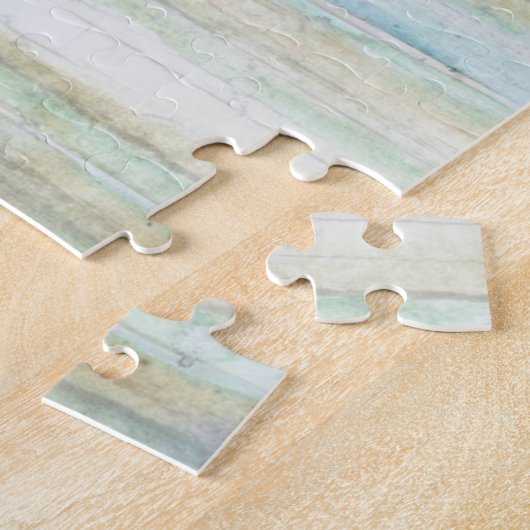 Driftwood Ocean Beach House Coastal Seashore Legpuzzel (Zijkant)