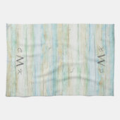 Driftwood Ocean Beach House Coastal Seashore Theedoek (Horizontaal)