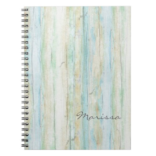 Driftwood Ocean Beach House Coastal Seashoredriftw Notitieboek (Voorkant)