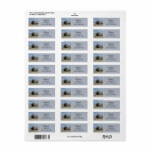 Driftwood op California Coast Beach Foto Etiket (Full Sheet)