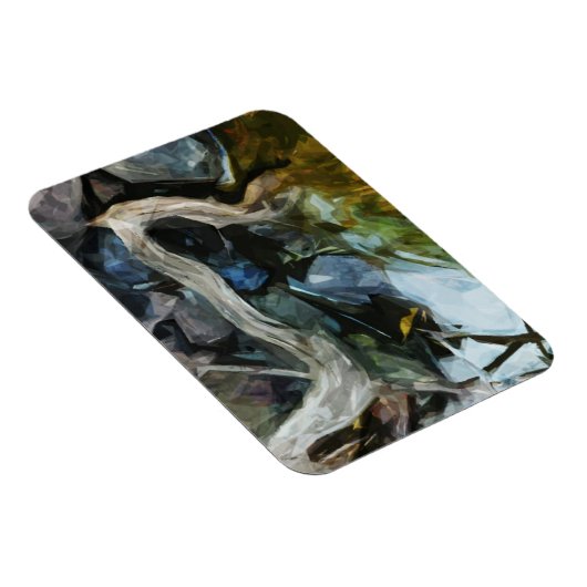 Driftwood op de Abstracte onderdrukking van de Roc Magneet (Rechterzijde)