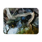 Driftwood op de Abstracte onderdrukking van de Roc Magneet (Horizontaal)