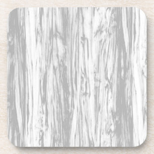 Driftwood patroon - grijs / grijs en wit bier onderzetter