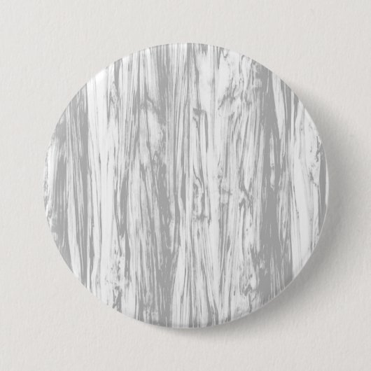 Driftwood patroon - grijs / grijs en wit ronde button 7,6 cm (Voorkant)
