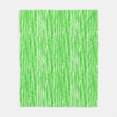 Driftwood patroon - kalkgroen en wit fleece deken (Voorkant)