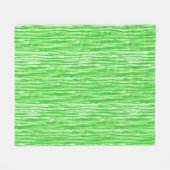 Driftwood patroon - kalkgroen en wit fleece deken (Voorkant (Horizontaal))