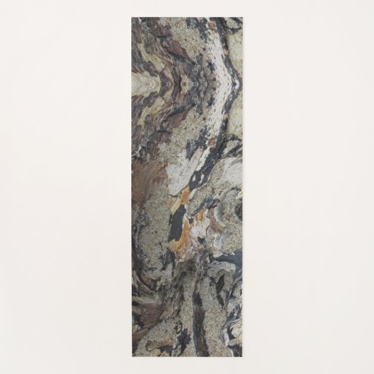 Driftwood Patroon Strand Hout Kust Rustiek Yogamat (Voorkant)