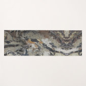 Driftwood Patroon Strand Hout Kust Rustiek Yogamat (Voorkant (horizontaal))