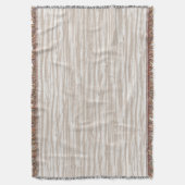 Driftwood patroon - tauptan en wit deken (Voorkant Verticaal)