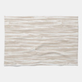 Driftwood patroon - tauptan en wit theedoek (Horizontaal)