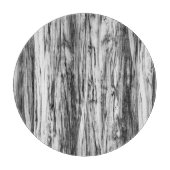 Driftwood patroon - zwart, wit en grijs snijplank (Voorkant)