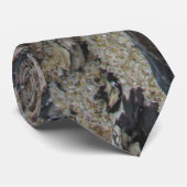 Driftwood Pattern Earth Tone Marged Professional Stropdas (Opgerold)