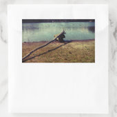 Driftwood Rechthoekige Sticker (Tas)