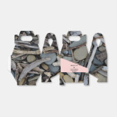 Driftwood strand bruiloft bedankdoosjes (Uitgevouwen)