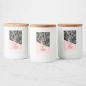 Driftwood strand bruiloft voedselcontainer etiket (Flessen)