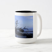 Driftwood Sunset Tweekleurige Koffiemok (Voorkant rechts)