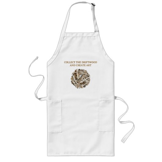 DRIFTWOOD-THEMED APRON LANG SCHORT (Voorkant)