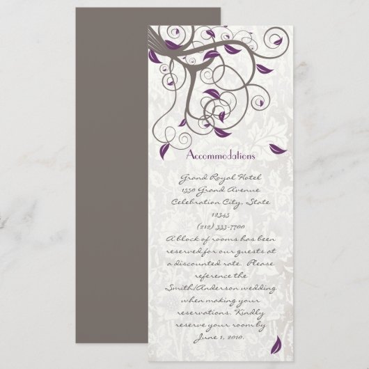 Driftwood Tortelduifjes zwenkriem Kaart (Voorkant / Achterkant)