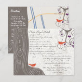 Driftwood Tree-combinatiekaart Kaart (Voorkant / Achterkant)