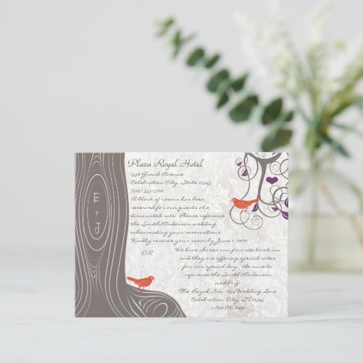 Driftwood Tree-combinatiekaart Kaart (Staand voorkant)