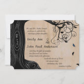 Driftwood Tree op bruin papier Kaart (Voorkant)