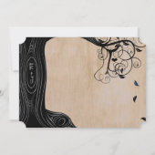 Driftwood Tree op bruin papier Kaart (Achterkant)