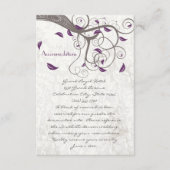 Driftwood Tree Paarse lefzwenkbrauwen Informatiekaartje (Voorkant)