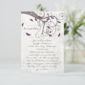 Driftwood Tree Paarse lefzwenkbrauwen Informatiekaartje (Staand voorkant)