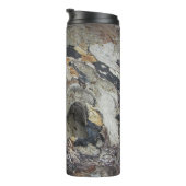 Driftwood Woodgrain Natuur voor fotobedekking Thermosbeker (Geroteerd rechts)