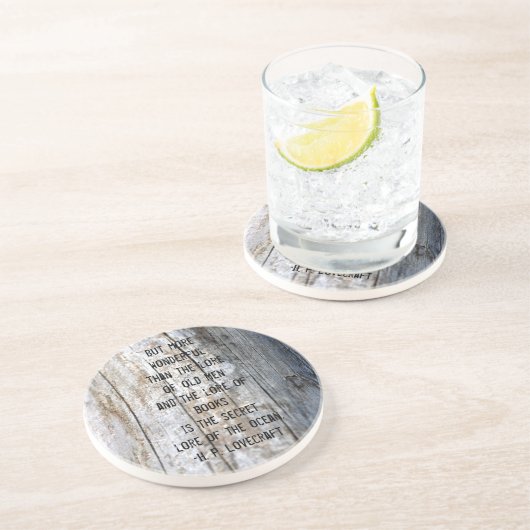 Driftwood Zandsteen Onderzetter (Zijkant)