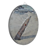 Driftwood zonder ketting dartbord (Voorkant Links)