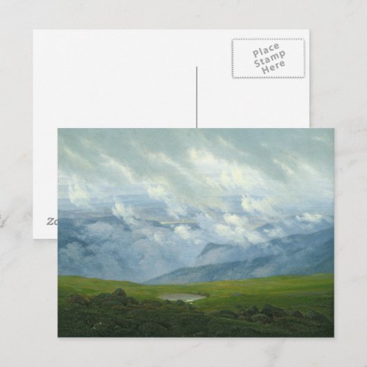 Drifwolken Briefkaart (Voorkant / Achterkant)