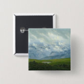 Drifwolken Vierkante Button 5,1 Cm (Voorkant /achterkant)