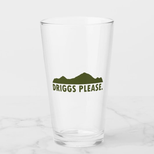 Driggs Idaho alstublieft Glas (Voorkant)