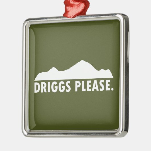 Driggs Idaho alstublieft Metalen Ornament (Links)