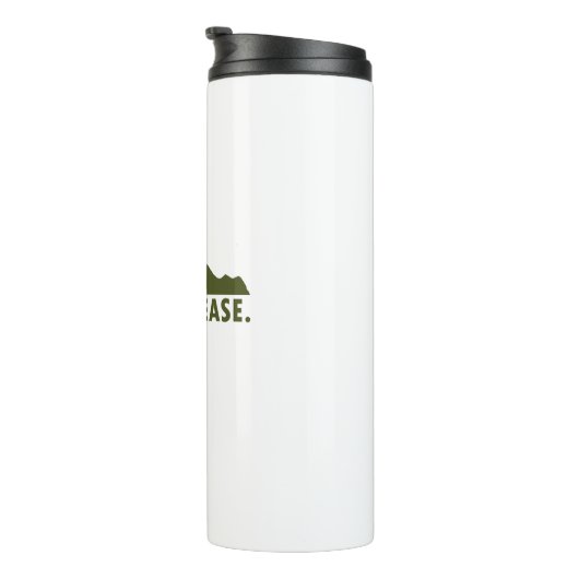 Driggs Idaho alstublieft Thermosbeker (Geroteerd rechts)