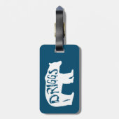 Driggs Idaho Beer Bagagelabel (Achterkant verticaal)