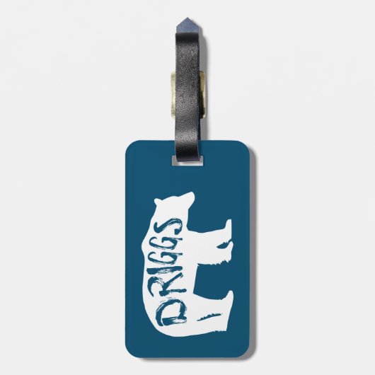 Driggs Idaho Beer Bagagelabel (Achterkant verticaal)