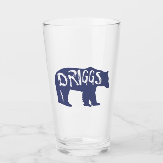 Driggs Idaho Beer Glas (Voorkant)