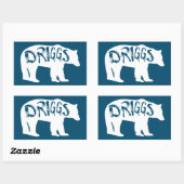 Driggs Idaho Beer Rechthoekige Sticker (Vel)