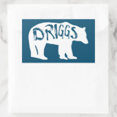 Driggs Idaho Beer Rechthoekige Sticker (Tas)