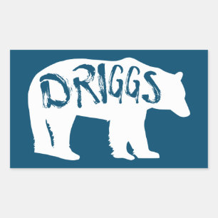 Driggs Idaho Beer Rechthoekige Sticker