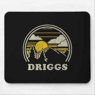 Driggs Idaho Id T-shirt vintage wandelen bergen T Muismat