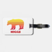 Driggs Idaho Rainbow Beer Bagagelabel (Achterkant horizontaal)