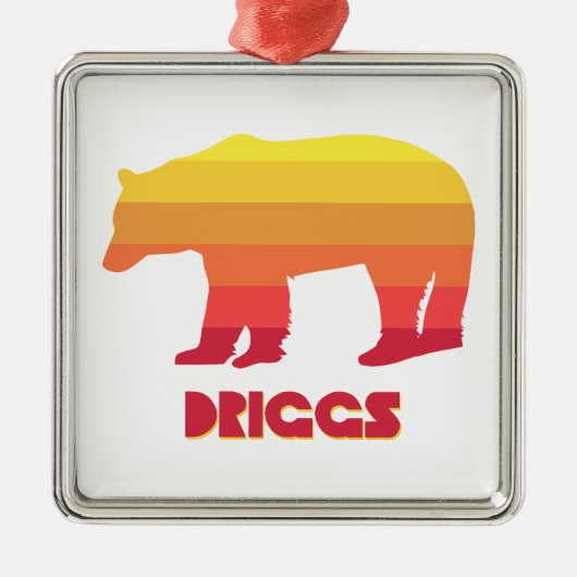 Driggs Idaho Rainbow Beer Metalen Ornament (Voorkant)