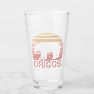 Driggs Idaho Retro Beer Glas