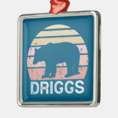 Driggs Idaho Retro Beer Metalen Ornament (Links)