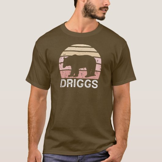 Driggs Idaho Retro Beer T-shirt (Voorkant)